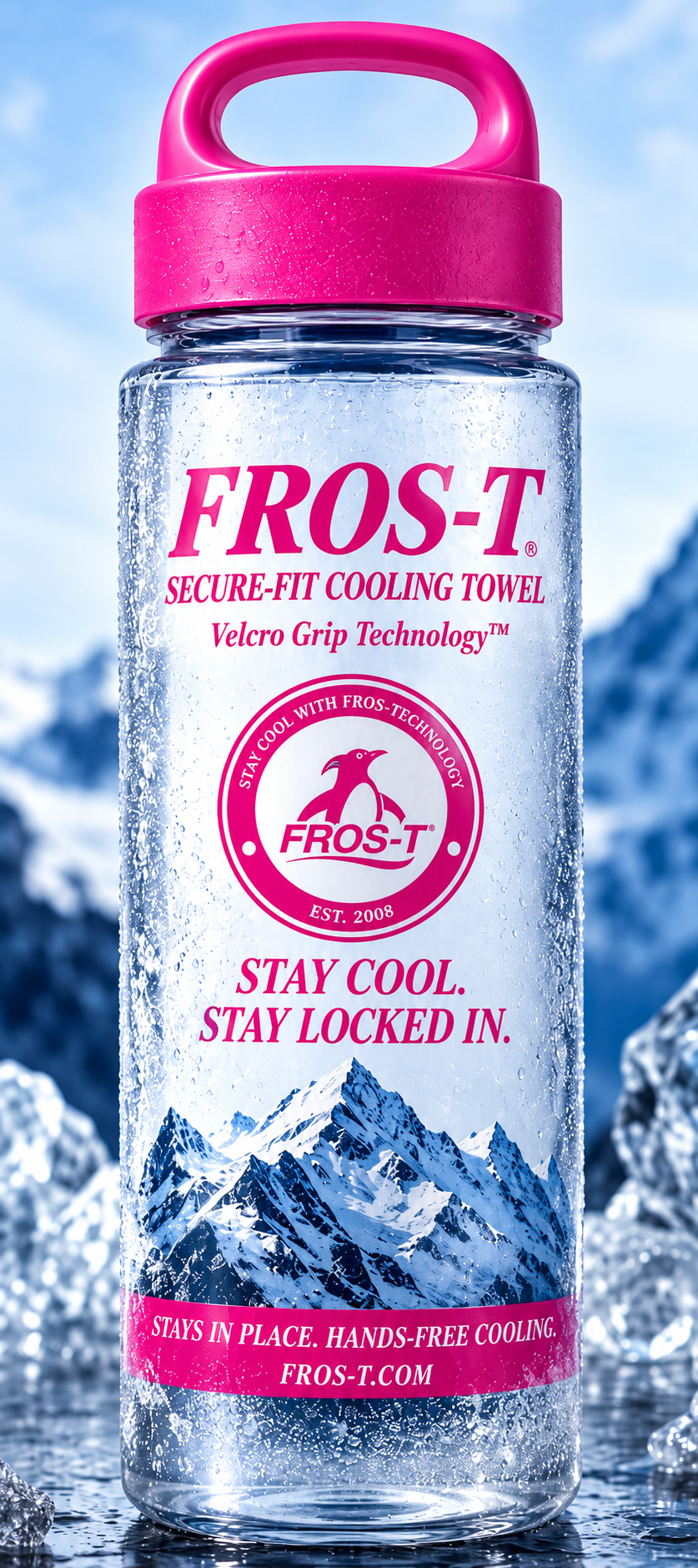 FROS-T Cooling Towel - Pink
